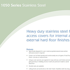 1050 Series Heavy-Duty Floor Access Cover 1050 Series Heavy-Duty Floor Access Cover