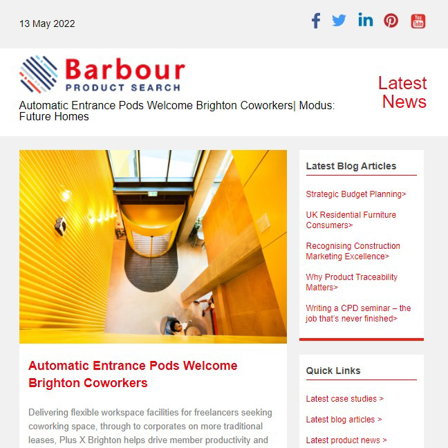 Automatic Entrance Pods Welcome Brighton Coworkers| Modus: Future Homes