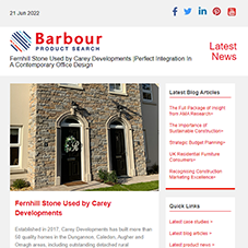 Fernhill Stone Used by Carey Developments | Perfect Integration In A Contemporary Office Design