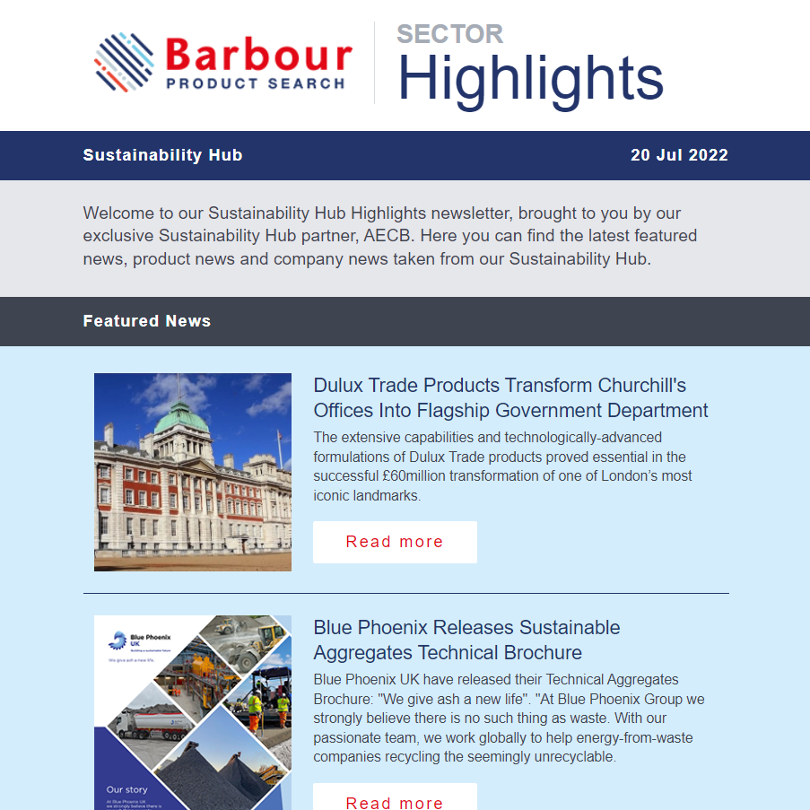 Sustainability Hub - In Partnership with AECB