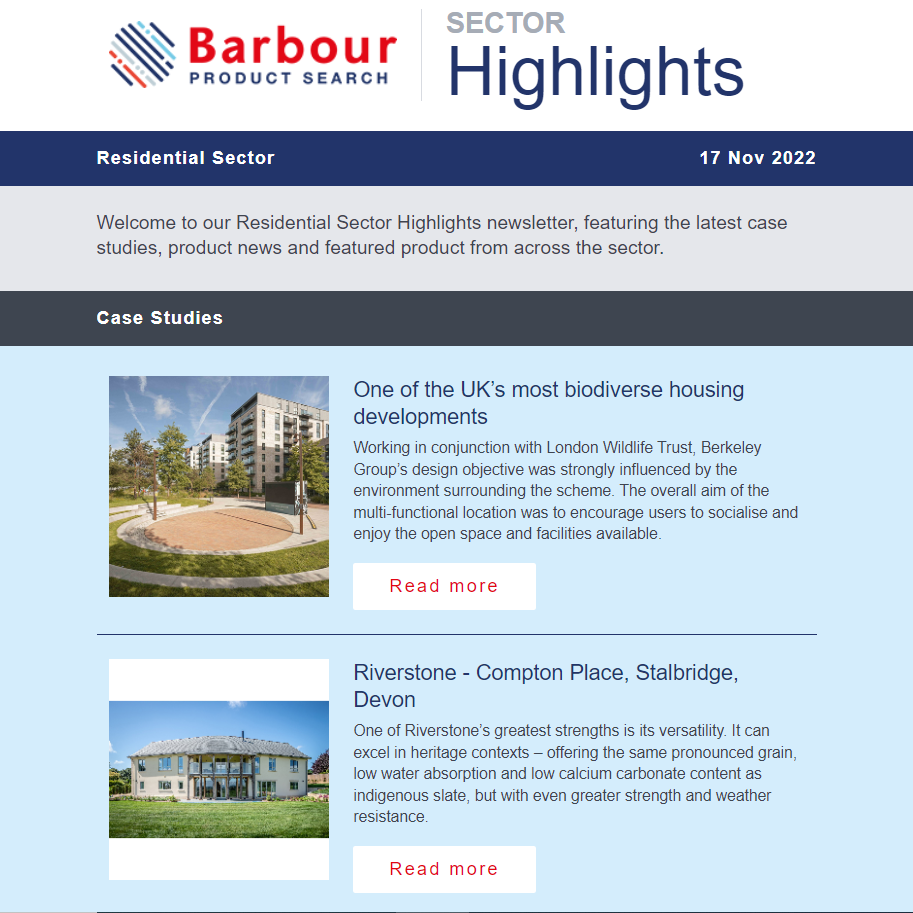 Residential Sector Highlights | Latest news, blogs and case studies