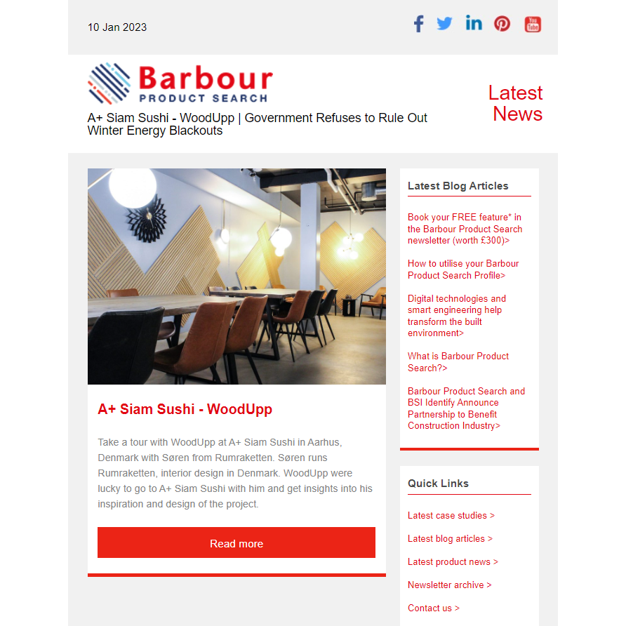 A+ Siam Sushi - WoodUpp | Government Refuses to Rule Out Winter Energy Blackouts