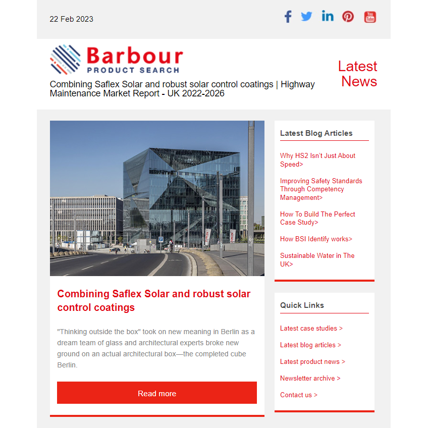 Combining Saflex Solar and robust solar control coatings |  Highway Maintenance Market Report - UK 2022-2026