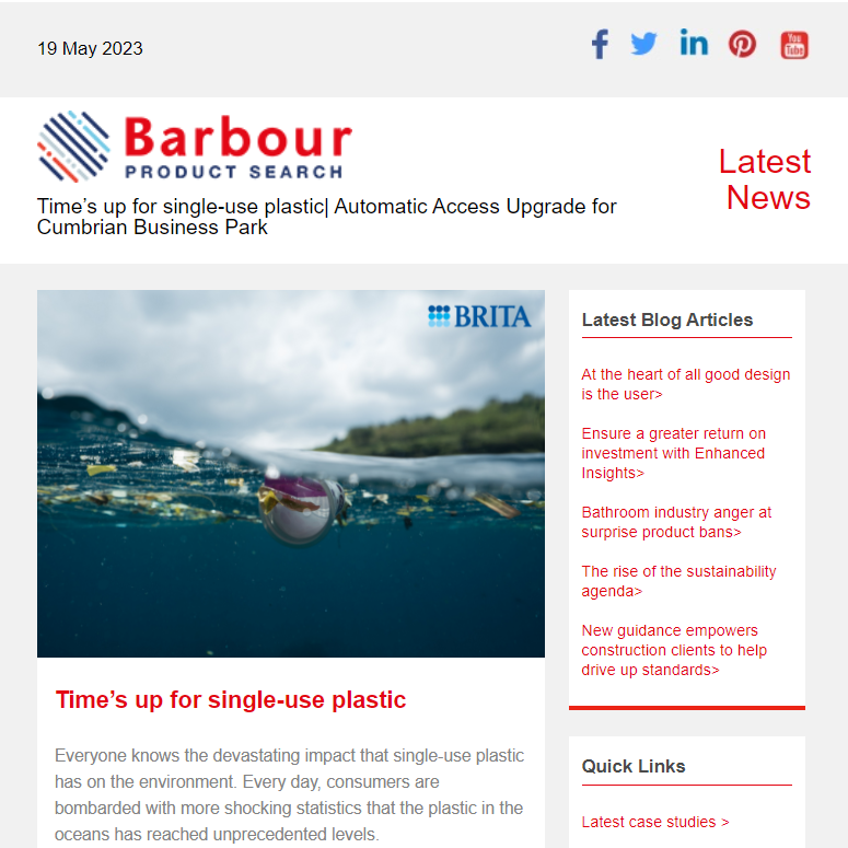 Time’s up for single-use plastic|  Automatic Access Upgrade for Cumbrian Business Park