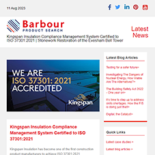 Kingspan Insulation Compliance Management System Certified to ISO 37301:2021 |  Stonework Restoration of the Evesham Bell Tower