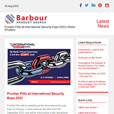 Frontier Pitts at International Security Expo 2023 |  Roller Shutters