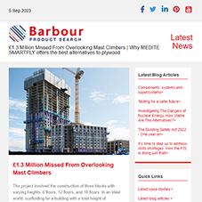 £1.3 Million Missed From Overlooking Mast Climbers | Why MEDITE SMARTPLY offers the best alternatives to plywood