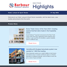 Hotel, Leisure & Sport Sector Highlights | Latest product news, case studies and more