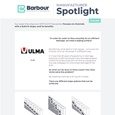 Manufacturer Spotlight | Higher Hydraulic Capacity with Sloping Drainage Channels from ULMA