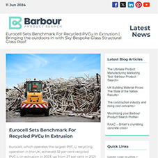 Eurocell Sets Benchmark For Recycled PVCu In Extrusion | Bringing the outdoors in with Sky Bespoke Glass Structural Glass Roof