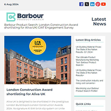 Barbour Product Search:  London Construction Award shortlisting for Aliva UK | CIAT Engagement Survey