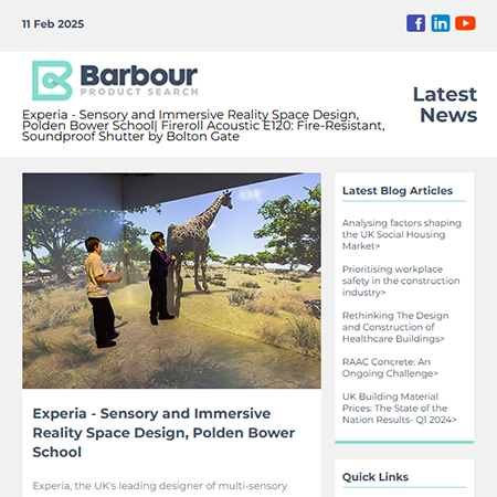 Latest News From Barbour Product Search: Experia - Sensory Room and Immersive Reality Space Design, Polden Bower School | Fireroll Acoustic E120: Fire-Resistant, Soundproof Shutter by Bolton Gate