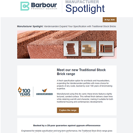 Manufacturer Spotlight | Vandersanden: Expand Your Specification with Traditional Stock Bricks