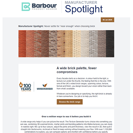 Manufacturer Spotlight | Never settle for “near enough” when choosing brick