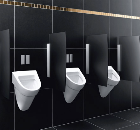Geberit maximises water efficiency and design in washrooms with new infra-red urinal controls Geberit maximises water efficiency and design in washrooms with new infra-red urinal controls