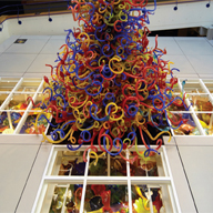 The Childrens Museum of Indianapolis, Chihuly Sculpture Platform, Indianapolis, Indiana The Childrens Museum of Indianapolis, Chihuly Sculpture Platform, Indianapolis, Indiana