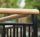 Sapphire low maintenance wood-effect handrails Sapphire low maintenance wood-effect handrails