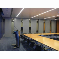 Acoustic Products launches semi-automatic electric movable wall Acoustic Products launches semi-automatic electric movable wall