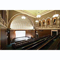 V & A Museum lecture theatre refurbished with Topakustik Walnut Acoustic Wall Panelling V & A Museum lecture theatre refurbished with Topakustik Walnut Acoustic Wall Panelling