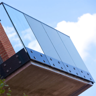 Glass balcony balustrades for London apartments Glass balcony balustrades for London apartments