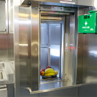 Microlift 50kg combination dumbwaiter supporting Irish Navy Microlift 50kg combination dumbwaiter supporting Irish Navy