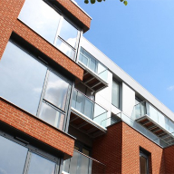 Sapphire balconies complement character of London redevelopment Sapphire balconies complement character of London redevelopment