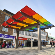 Bespoke Canopy for Marlowes Shopping Area Bespoke Canopy for Marlowes Shopping Area