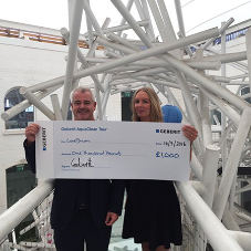 Charitable end to tour for Geberit AquaClean Charitable end to tour for Geberit AquaClean