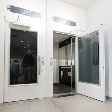 H&M boost mezzanine access with Gartec lift H&M boost mezzanine access with Gartec lift