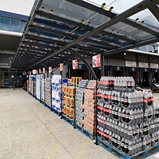Glazed canopy for JJ Food Services Glazed canopy for JJ Food Services