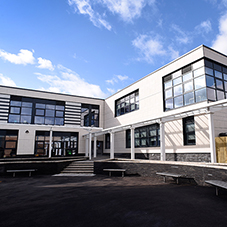 Broxap shelters and seating at South Wales school Broxap shelters and seating at South Wales school