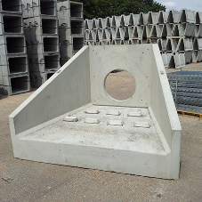 Althon supply Angled Headwalls with Dissipation Blocks Althon supply Angled Headwalls with Dissipation Blocks
