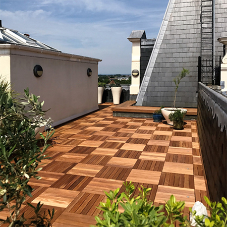 Timber tiles for penthouse apartment refurb Timber tiles for penthouse apartment refurb