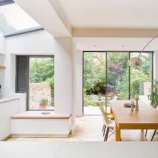 Fixed frameless rooflights for family kitchen renovation Fixed frameless rooflights for family kitchen renovation