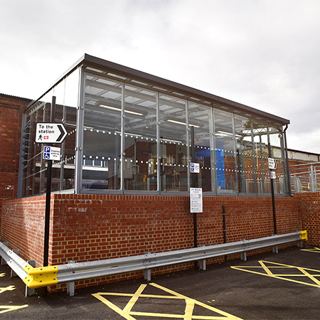Ticketing shelter booth for Gloucester Railway Station Ticketing shelter booth for Gloucester Railway Station