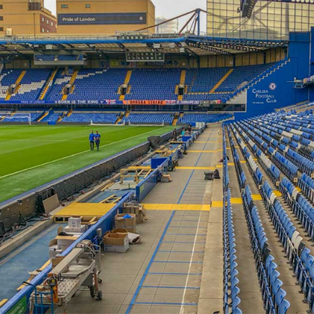 DPH pedestal system for Chelsea Football Club DPH pedestal system for Chelsea Football Club