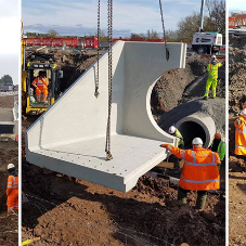 Althon supply SFA Headwalls for Upton upon Severn Marina Althon supply SFA Headwalls for Upton upon Severn Marina