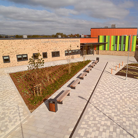 Modern external works package for Green Ridge school Modern external works package for Green Ridge school