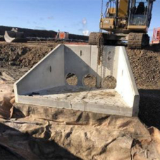 Inverness Airport receive new headwalls Inverness Airport receive new headwalls