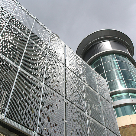 STEREO-KINETIC® Wall Cladding Adds Drama to Refurbished Facade STEREO-KINETIC® Wall Cladding Adds Drama to Refurbished Facade