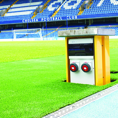 Easy and safe in-ground power units for public spaces Easy and safe in-ground power units for public spaces