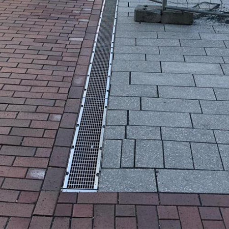 MULTIV+ drainage system for historical square of Rheinberg MULTIV+ drainage system for historical square of Rheinberg