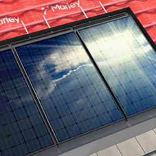 Marley adds integrated solar PV tile solution to complete roof system Marley adds integrated solar PV tile solution to complete roof system