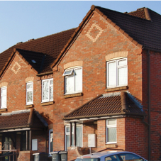 Profile 22 Optima casement windows used in refurbishment housing project Profile 22 Optima casement windows used in refurbishment housing project
