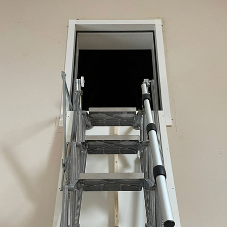 Vertical Wall Access Ladder makes use of wasted loft space Vertical Wall Access Ladder makes use of wasted loft space