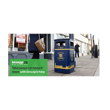 Takeaways can keep it clean with Broxap’s help Takeaways can keep it clean with Broxap’s help