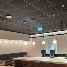 QIC Mesh Metal ceiling installed at 155 Bishopsgate QIC Mesh Metal ceiling installed at 155 Bishopsgate