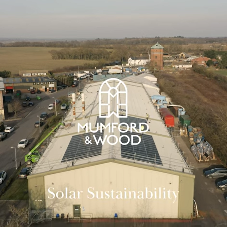 Solar panels to save 43 tonnes of carbon for local manufacturer Mumford & Wood Solar panels to save 43 tonnes of carbon for local manufacturer Mumford & Wood