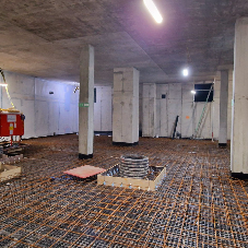 Stonecutters court London getting Wykamol waterproofing system Stonecutters court London getting Wykamol waterproofing system