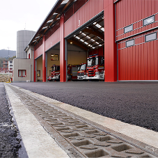 The importance of correct storm drainage in a fire station The importance of correct storm drainage in a fire station